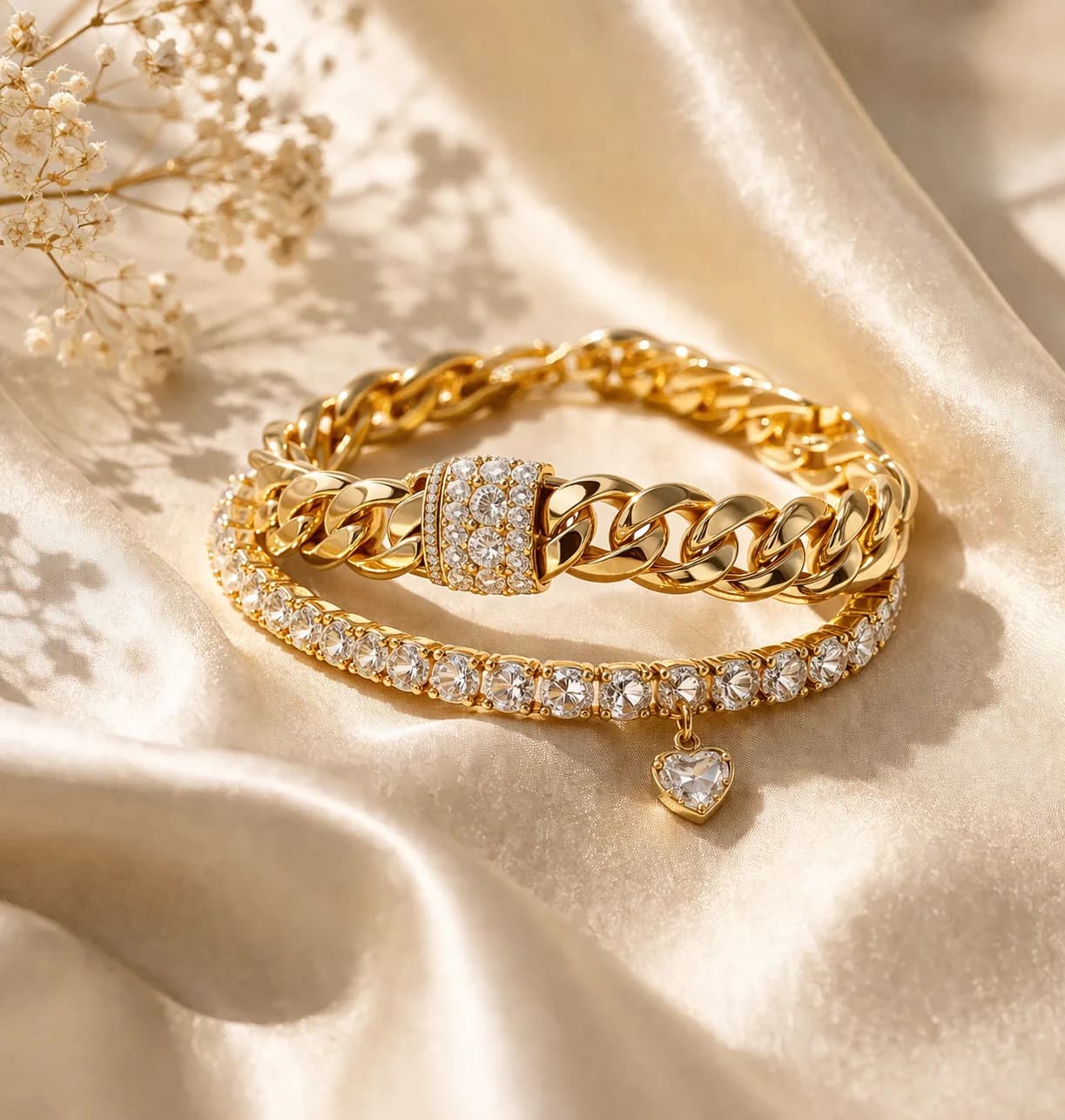 Glozya 18K Gold Plated Bracelets